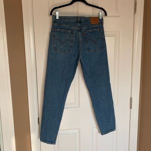 levi's wedgie high rise jeans turn to stone
